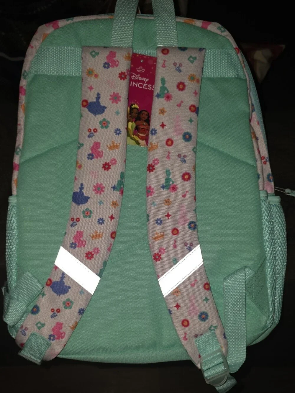 Disney Kids Backpack in Light Blue & Purple with Princess Art Palette